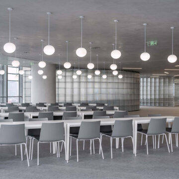 Redefining Office Space: Winding Frames of Light Offices